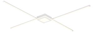 Plafoniera da Interno a LED in Metallo Bianco Opaco