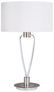Lampada tavolo da Interno E27 in Metallo Nickel Opaco