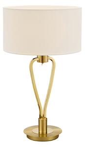 Lampada tavolo da Interno E27 in Metallo Ottone Satinato