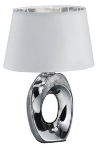 Lampada tavolo da Interno E14 in Ceramica Argento