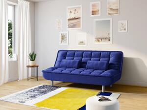 Divano letto clic clac in tessuto Blu - MISHAN