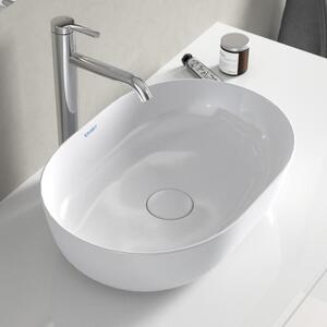 Duravit Luv - Lavabo da appoggio, 500x350 mm, senza sfioratore, bianco 0379500000