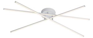 Plafoniera da Interno a LED in Metallo Bianco Opaco