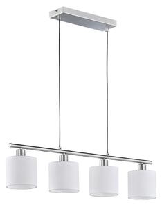 Lampada a Sospensione da Interno E14 in Metallo Nickel Opaco