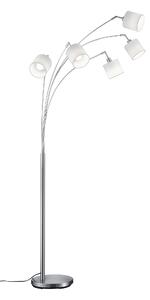 Piantana da Interno E14 in Metallo Nickel Opaco