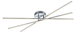 Plafoniera da Interno a LED in Metallo Nickel Opaco