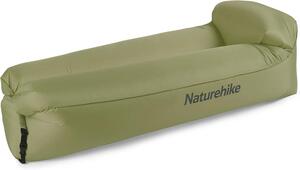 Divano gonfiabile - Divano portatile ad aria - Ideale per il relax all'aperto - Non richiede pompa - 180 x 70 cm - Verde