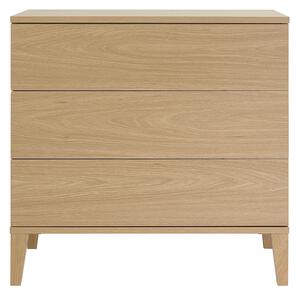 Mobile da bagno finitura legno rovere L80 cm FREDDY