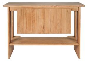 Mobiletto da bagno in legno massiccio di teak L120 cm ALBE