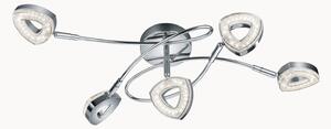Plafoniera da Interno a LED in Metallo Cromo