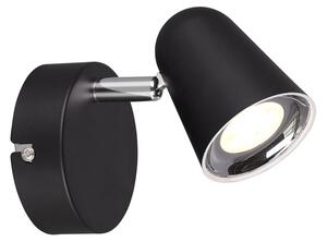 Faretto da Interno a LED in Plastica Nero Opaco