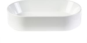 Lavabo ovale in ceramica bianca L52.5 cm YARA