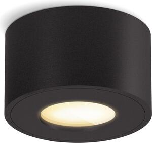 SSC-LUXon CELI-1 Spot a soffitto nero IP44 con LED Dimmerabile senza dimmer bianco caldo 4W 230V - Apparecchio a plafone ad ampio angolo di emissione