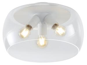 Plafoniera da Interno a LED in Metallo Bianco Opaco