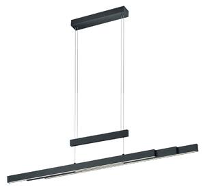 Lampada a Sospensione da Interno a LED in Metallo Nero Opaco