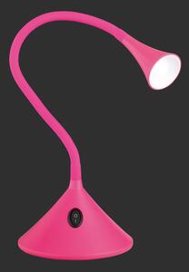 Lampada tavolo da Interno a LED in Plastica Rosa