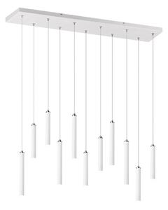 Lampada a Sospensione da Interno a LED in Metallo Bianco Opaco