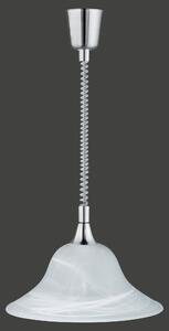 Lampada a Sospensione da Interno E27 in Metallo Nickel Opaco
