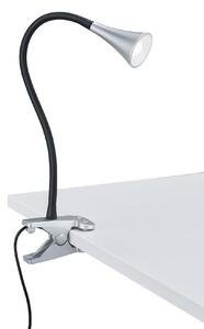 Lampa a morsetto da Interno a LED in Plastica Titanio