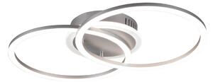 Plafoniera da Interno a LED in Metallo Titanio