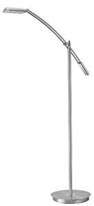 Piantana da Interno a LED in Metallo Nickel Opaco