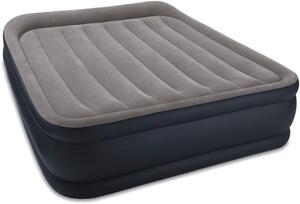 Materasso gonfiabile - Ideale per ospiti - Dotato di pompa integrata - Dimensioni: 152 x 203 cm - Colore: blu