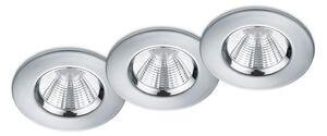 Illuminazione da Incasso da Interno a LED in Metallo Cromo