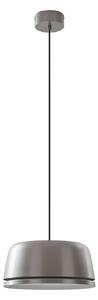 Lucande LED a sospensione Faelinor, grigio, alluminio, Ø 35 cm