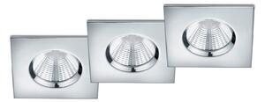 Illuminazione da Incasso da Interno a LED in Metallo Cromo