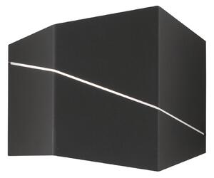 Applique da Interno a LED in Metallo Nero Opaco