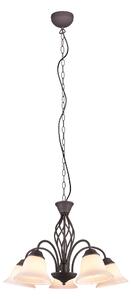 Lampadario da Interno E27 in Metallo Ruggine
