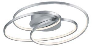 Plafoniera da Interno a LED in Metallo Nickel Opaco
