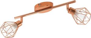 Eglo 95546 Zapata LED Spot 2x2,5W acciaio rame