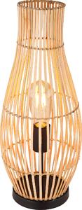 Globo Lighting|Lampada da tavolo in bambù colore naturale, 1x E27