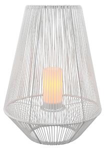 Lampada tavolo da Esterno a LED in Plastica Bianco