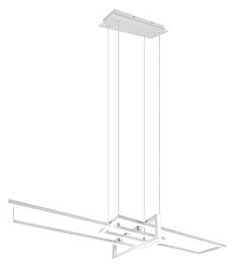 Lampada a Sospensione da Interno a Led in Metallo Bianco Opaco