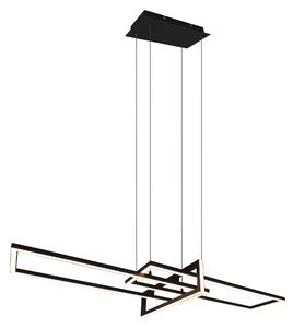 Lampada a Sospensione da Interno a Led in Metallo Nero Opaco