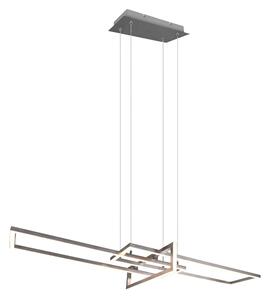 Lampada a Sospensione da Interno a Led in Metallo Nickel Opaco