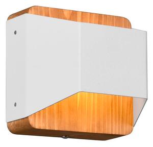Applique da Interno a led in Metallo Bianco Opaco