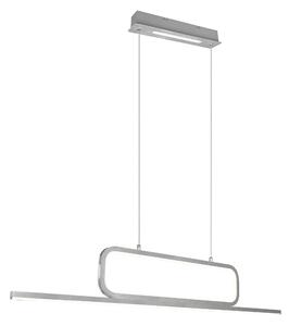 Lampada a Sospensione da Interno a led in Metallo Alluminio Spazzolato