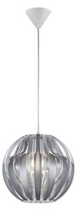 Lampada a Sospensione da Interno E27 in Plastica Argento