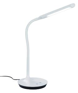 Lampada tavolo da Interno a LED in Plastica Bianco Opaco