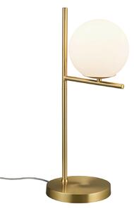 Lampada tavolo da Interno E14 in Metallo Ottone Satinato