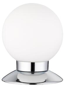 Lampada tavolo da Interno a LED in Metallo Cromo