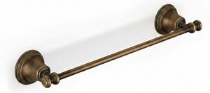 Porta Salviette piccolo da bidet cm 30 dimensioni 31x8,5xh8 cm LIBERTY Stile Inglese Classico primo Novecento Acciaio FINITURA Bronzo Lucidato