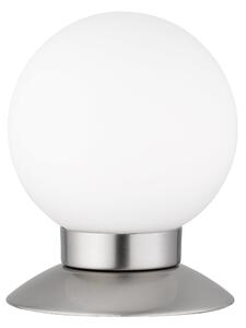 Lampada tavolo da Interno a LED in Metallo Nickel Opaco