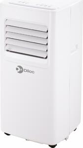 Diloc Condizionatore Portatile 9000 Btu/h Climatizzatore Inverter con Pompa di Calore Classe A Funzione Deumidificatore colore Bianco - D.IGLU9000FC
