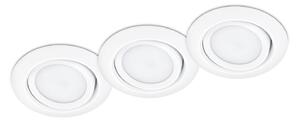 Illuminazione da Incasso da Interno a LED in Metallo Bianco Opaco