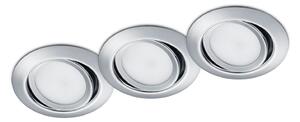 Illuminazione da Incasso da Interno a LED in Metallo Cromo