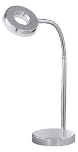 Lampada tavolo da Interno a LED in Metallo Cromo